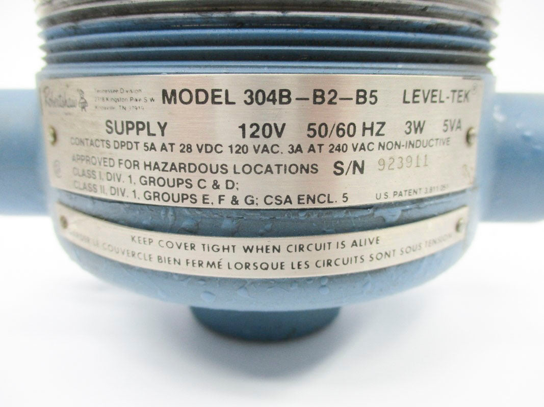 ROBERTSHAW 304B-B2-B5 120V 5A 3/4" UNMP