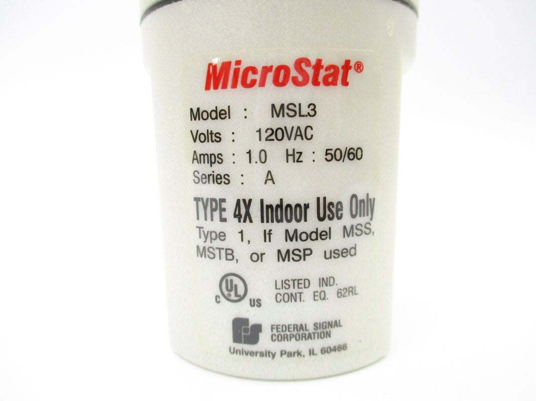 FEDERAL SIGNAL MSL3-120 SER. A 120VAC NSMP