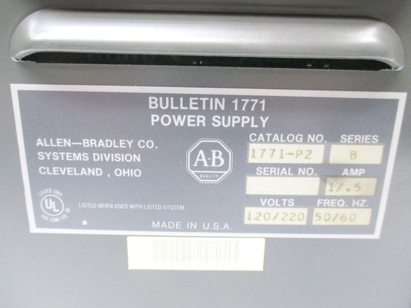 ALLEN BRADLEY 1771-P2 SER. B NSNP