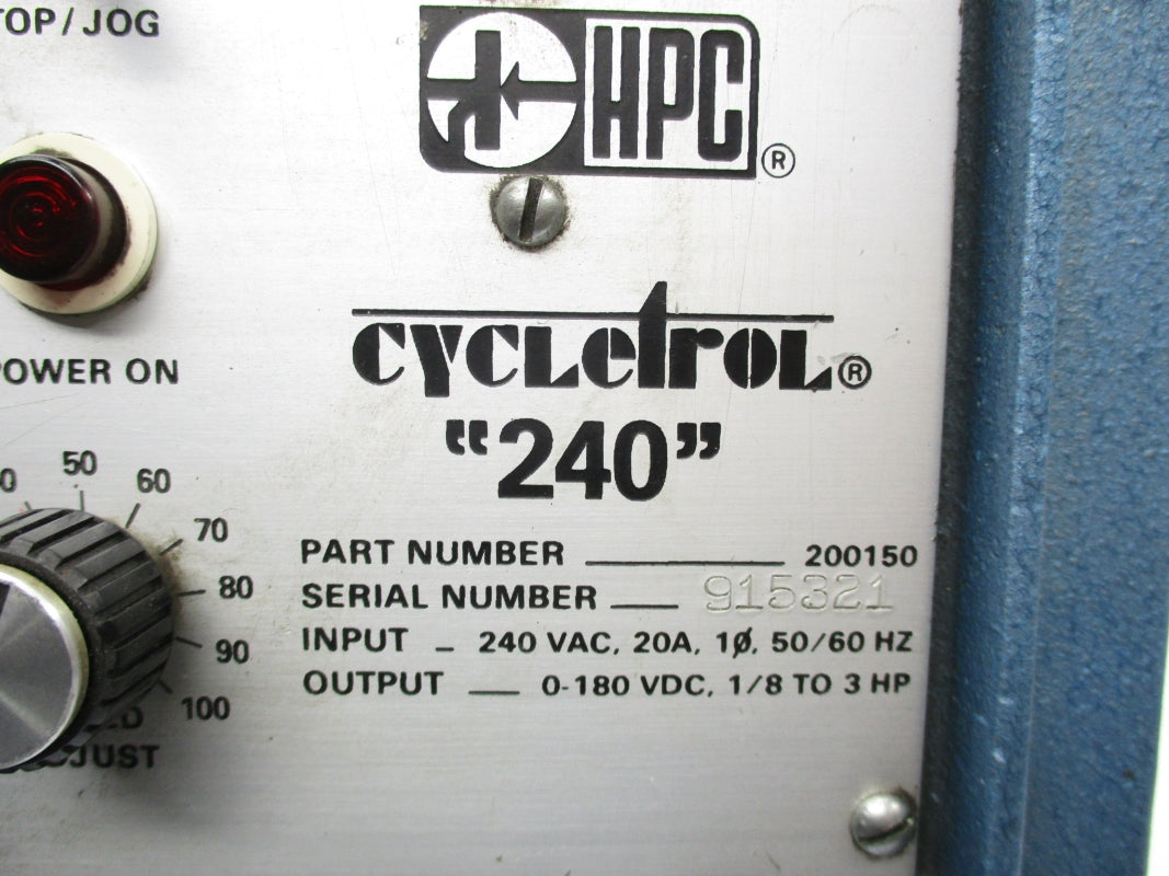 HPC 200150 240VAC 20A 0-100 UNMP