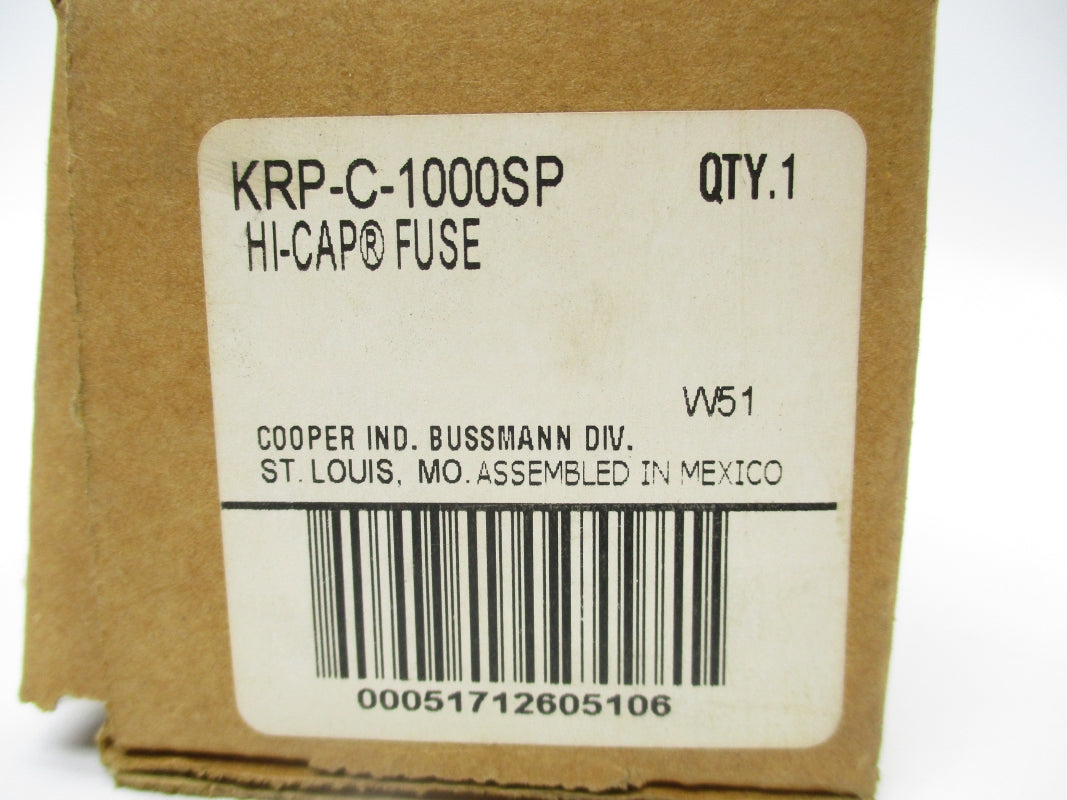 BUSSMANN KRP-C-1000SP 600VAC 1000A NSMP