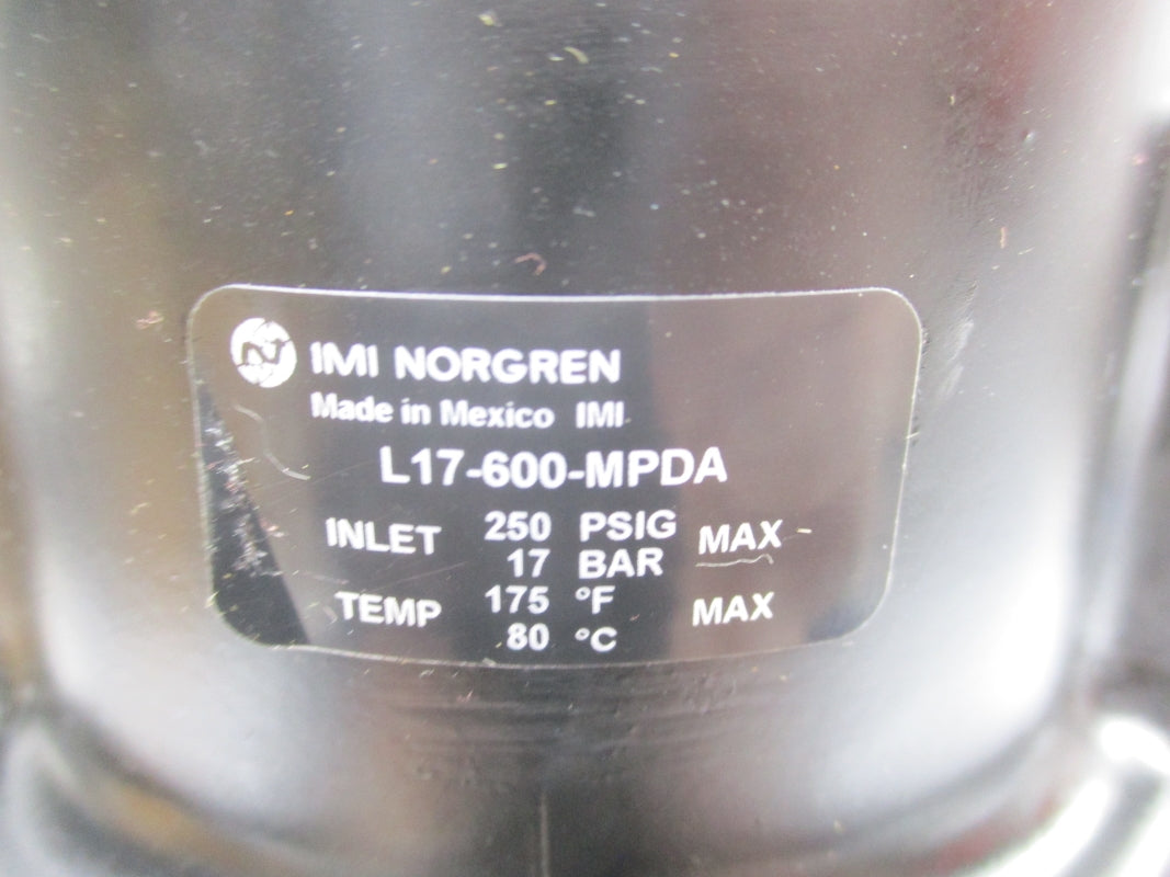 NORGREN L17-600-MPDA 250PSI 175'F NSNP