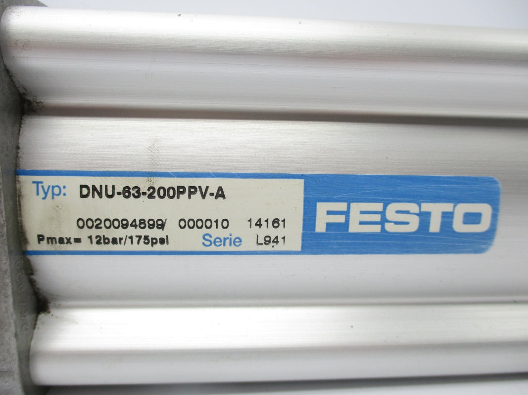 FESTO DNU-63-200PPV-A 175PSI NSNP