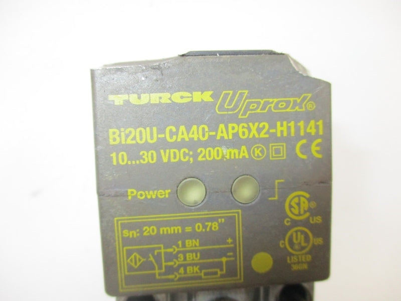 TURCK BI20U-CA40-AP6X2-H1141 10-30VDC (AS PICTURED) UNMP