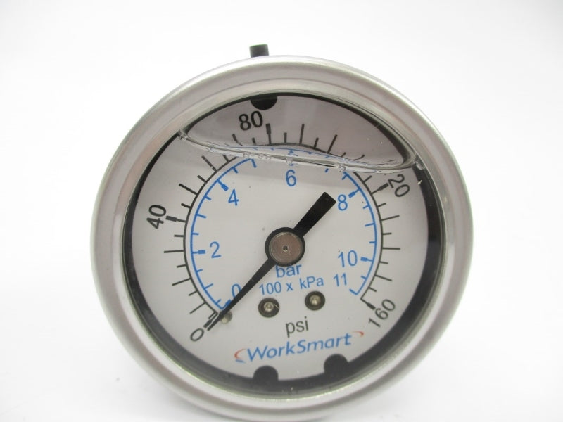 WORKSMART WS-PE-GAGE-146 0-160PSI 1/4" NSMP