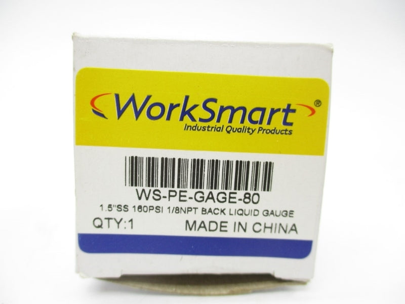 WORKSMART WS-PE-GAGE-80 0-160PSI 1/8" NSMP