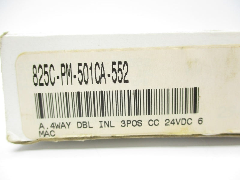 MAC 825C-PM-501CA-552 24VDC 150PSI NSMP