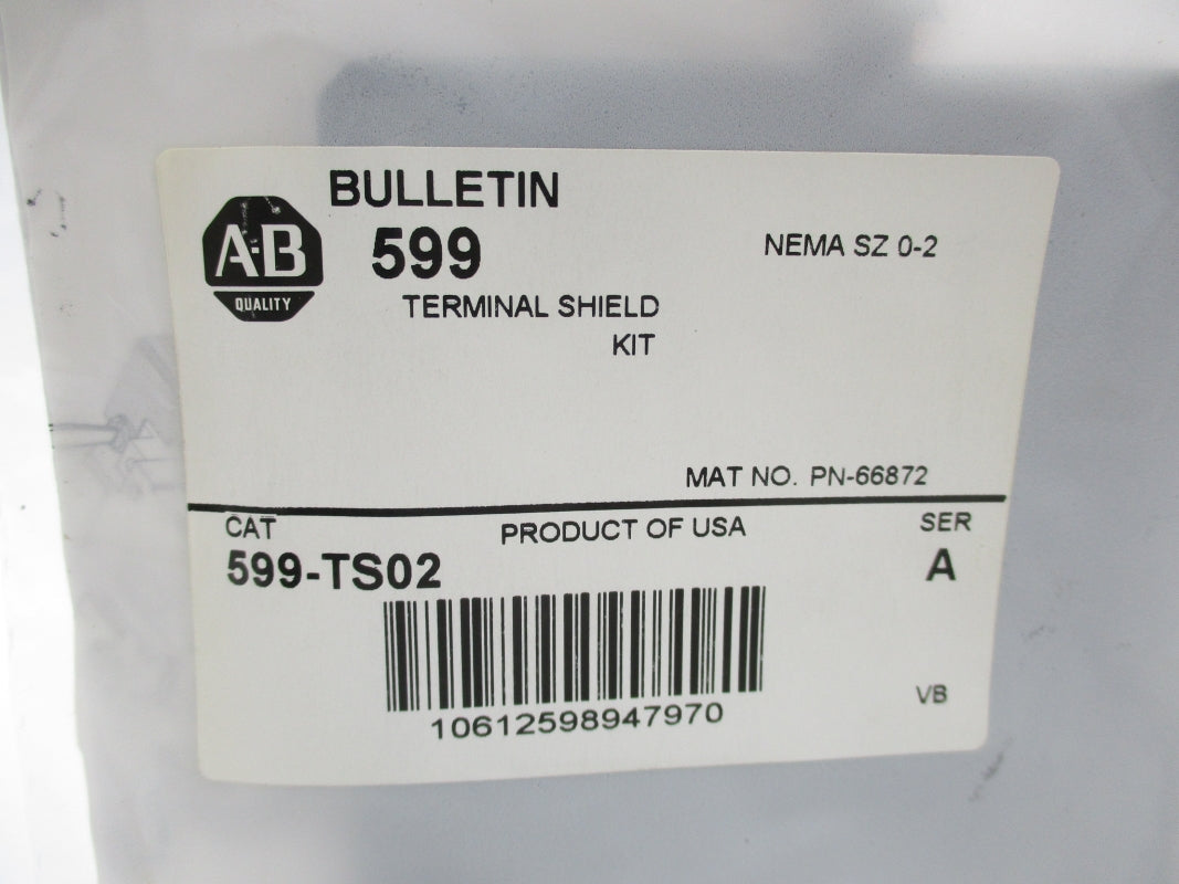 ALLEN BRADLEY 599-TS02 SER. A NSMP