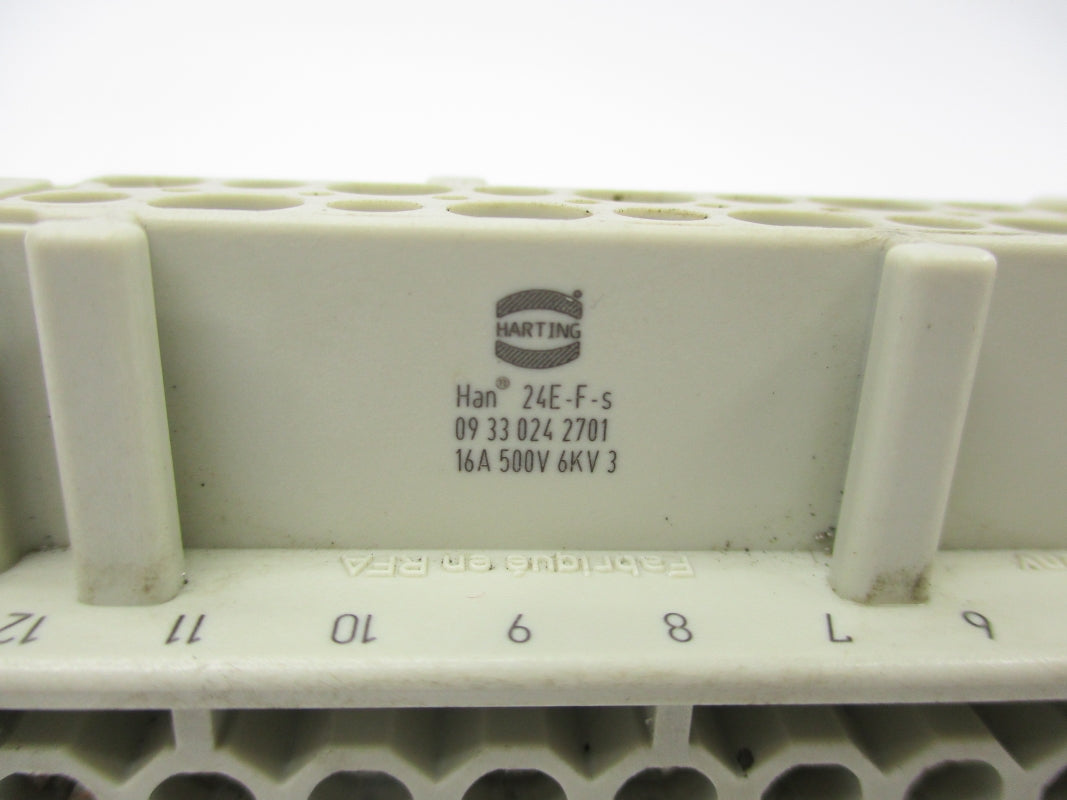 HARTING 09330242701 HAN24E-F-S 500V 16A NSNP