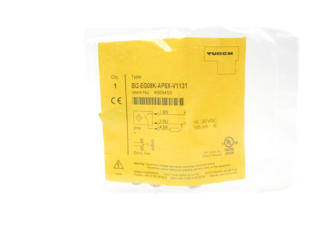 TURCK BI2-EG08K-AP6X-V1131 4669450 10-30VDC NSMP