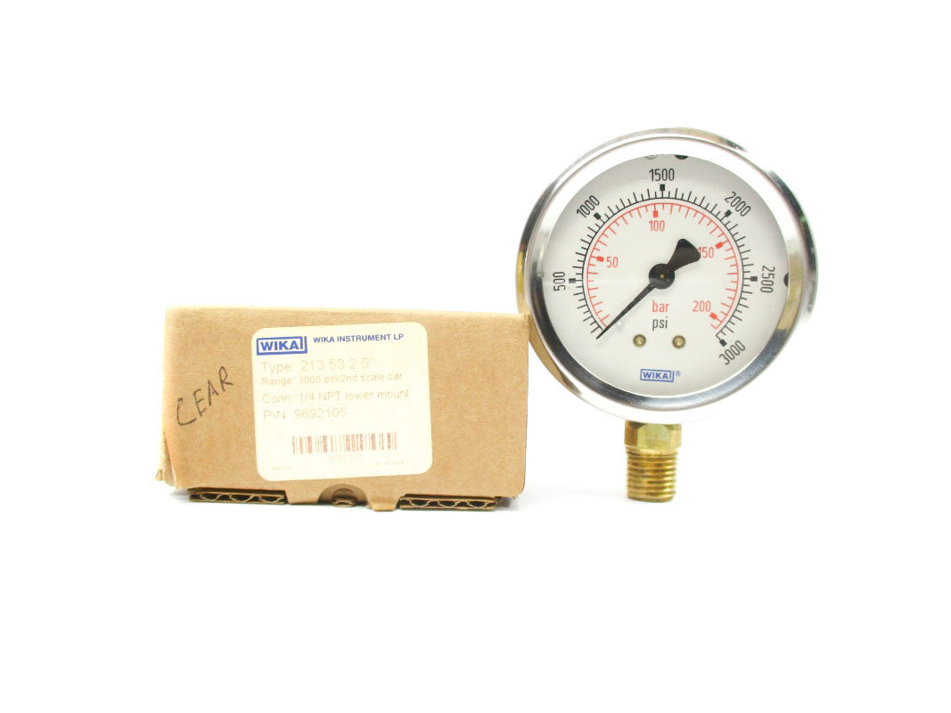 WIKA 9692105 0-3000PSI NSMP