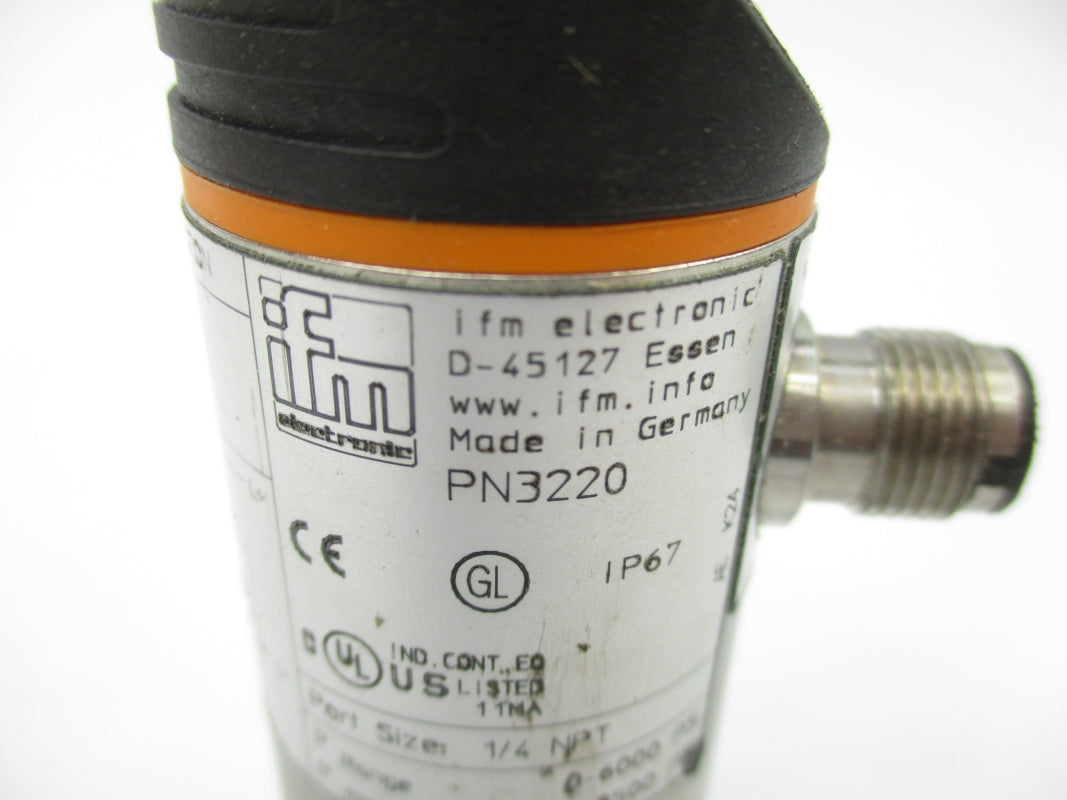 IFM EFECTOR PN-600PSBN14-KFPKG/US//V PN3220 8500PSI 1/4" NSMP