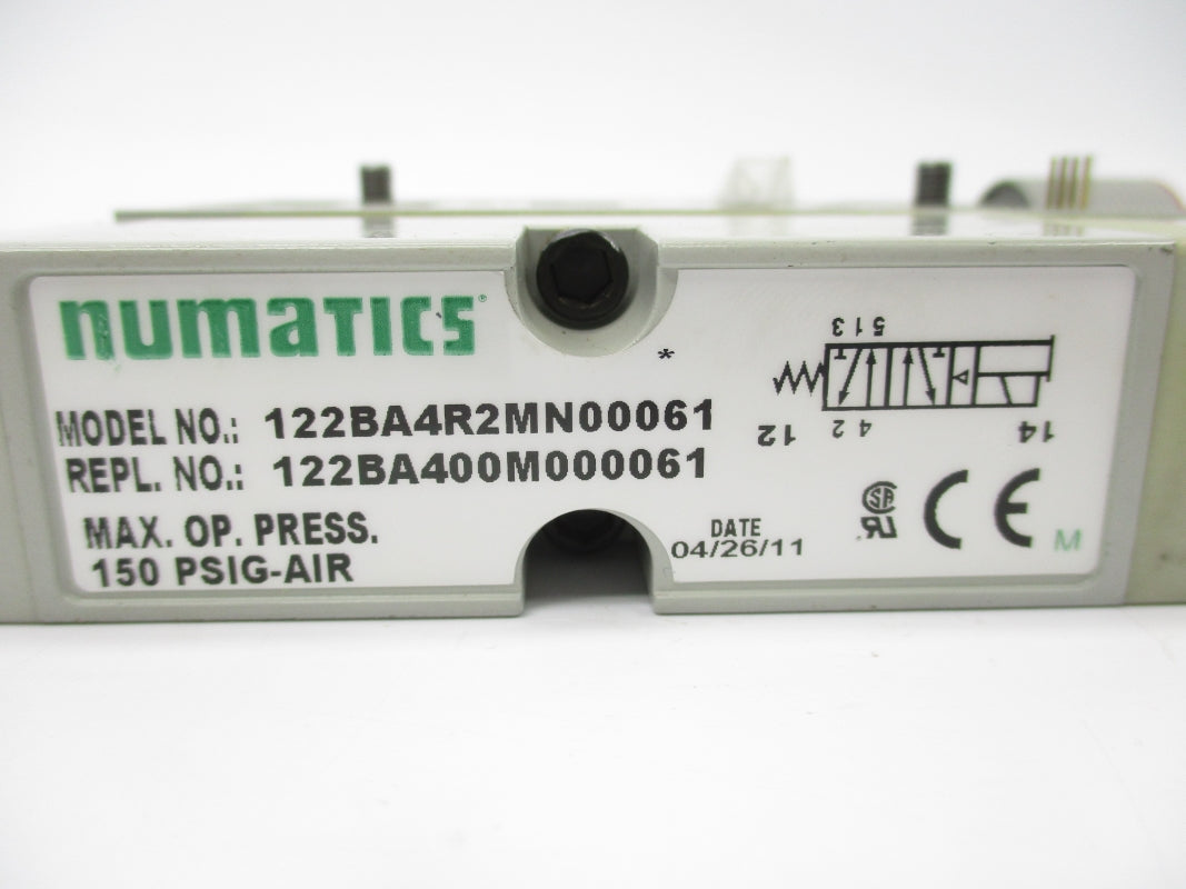 NUMATICS 122BA4R2MN00061 150PSI NSNP