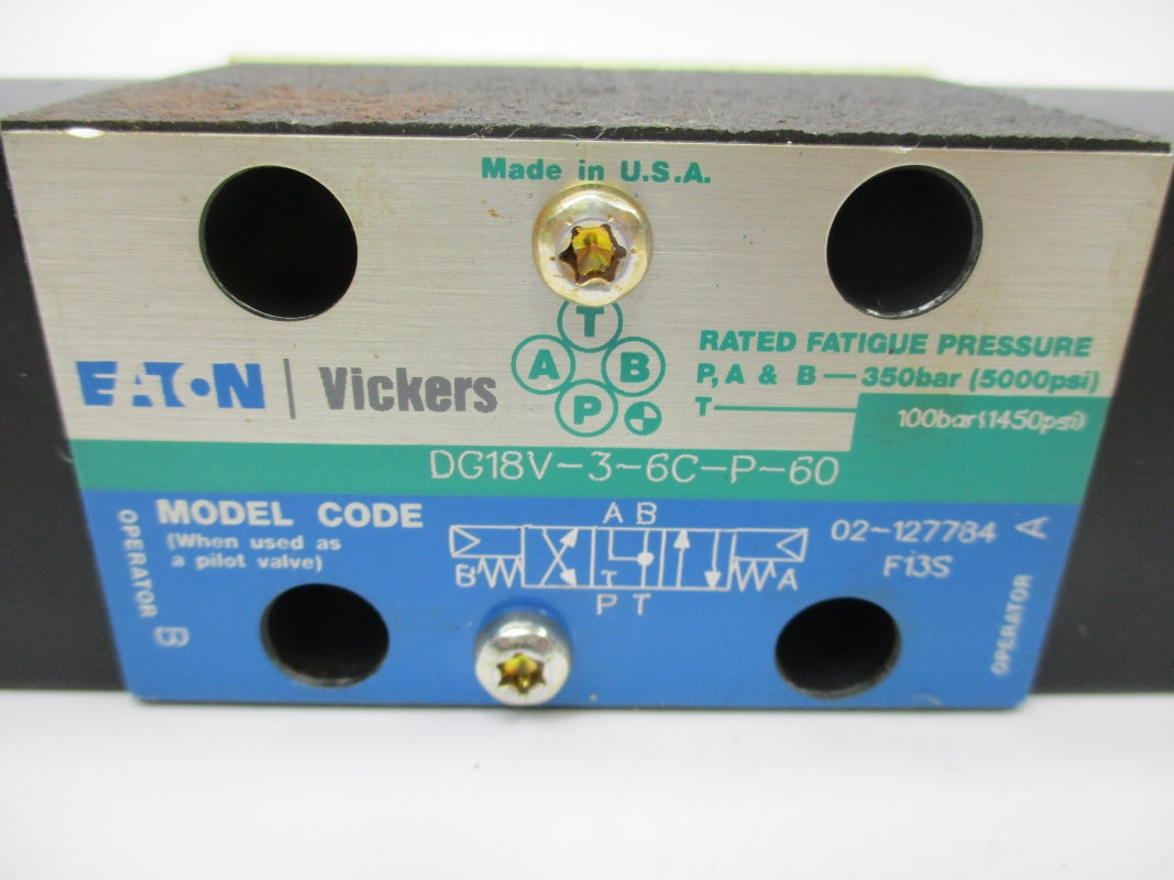 VICKERS DG18V36CP60 02-127784 5000SI NSNP