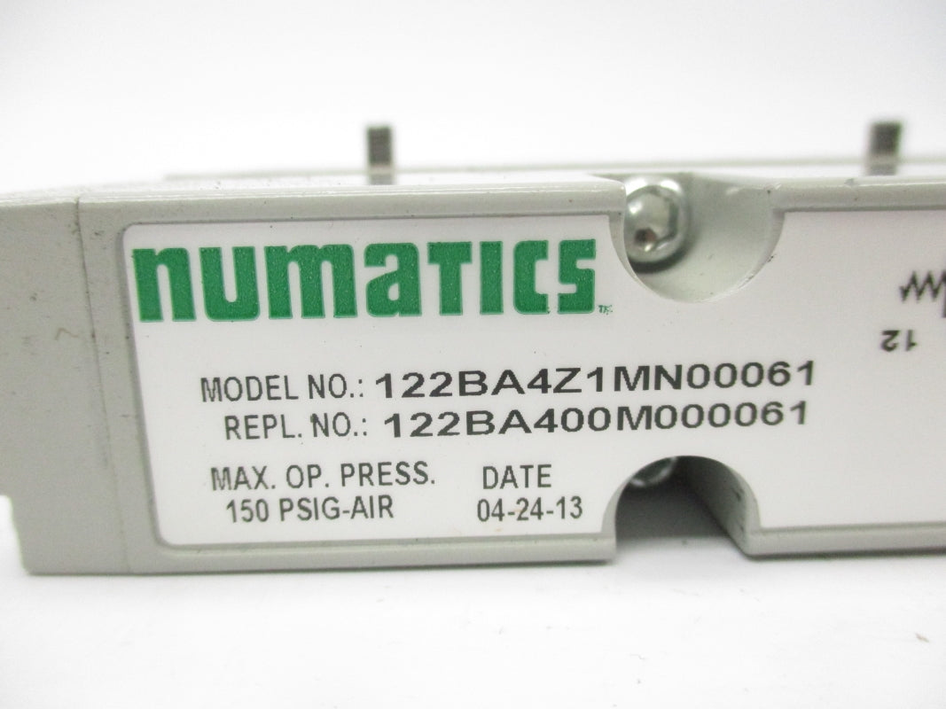 NUMATICS 122BA4Z1MN00061 150PSI UNMP