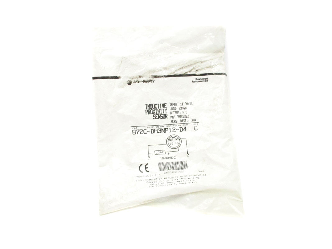 ALLEN BRADLEY 872C-DH3NP12-D4 SER. C 10-30VDC NSMP