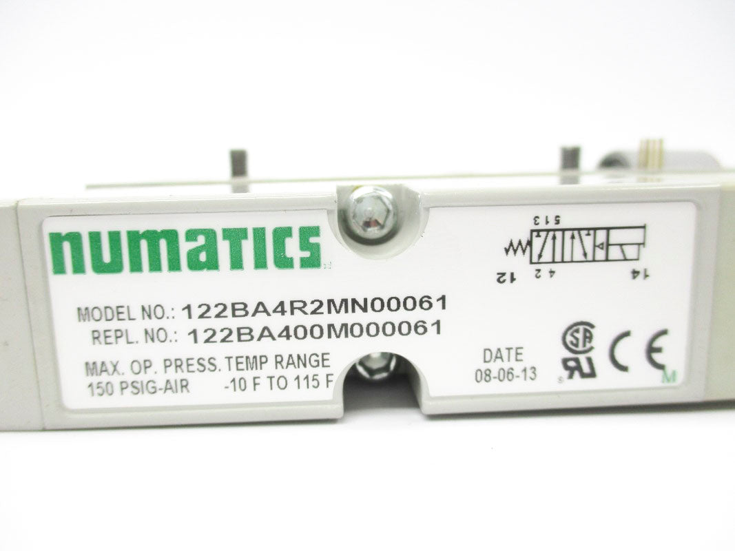 NUMATICS 122BA4R2MN00061 150PSI -10-115'F NSNP