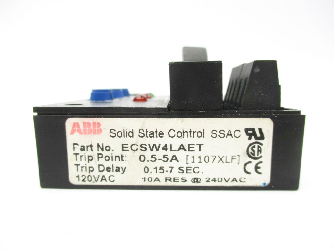 ABB ECSW4LAET 120VAC 0.5-5A 0.15-7S NSNP