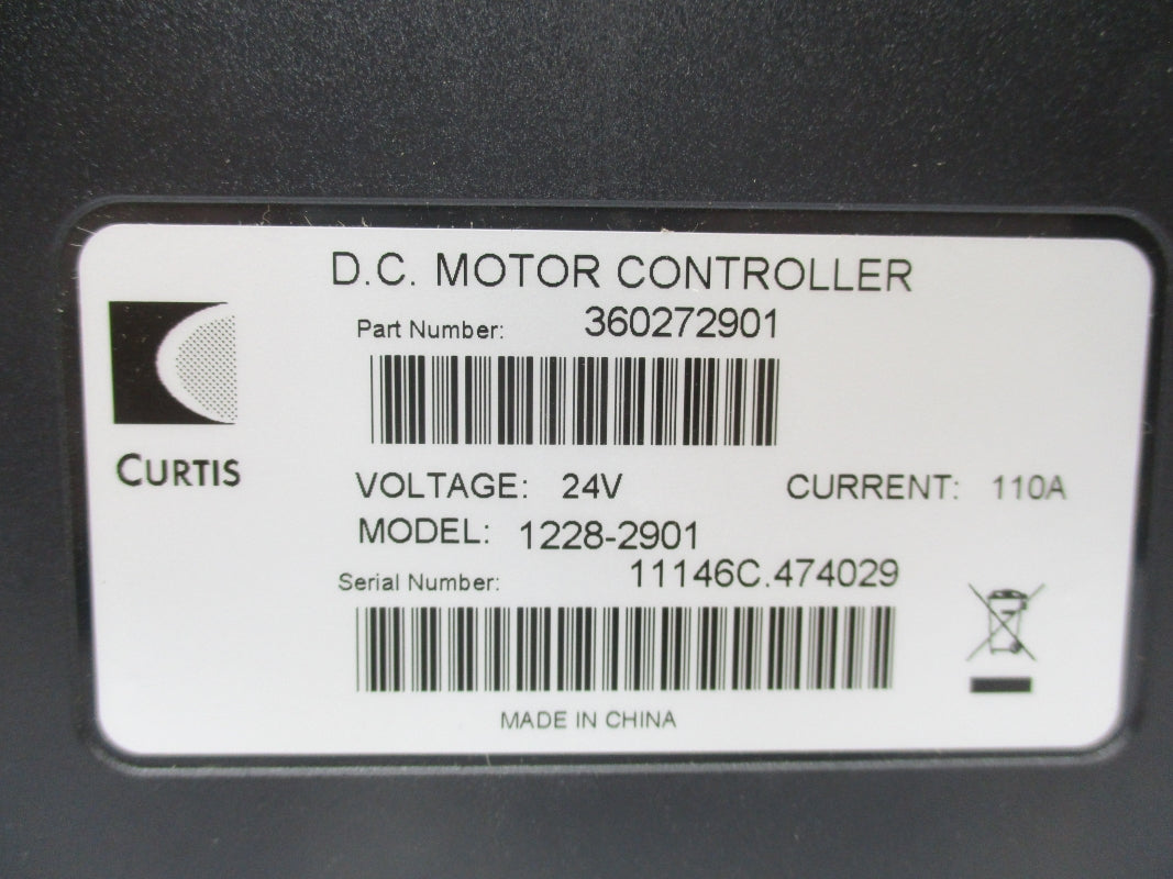 CURTIS 360272901 1228-2901 24V 110A UNMP