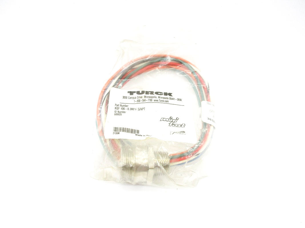 TURCK RSF106-0.3M/14.5/NPT U0925 NSMP