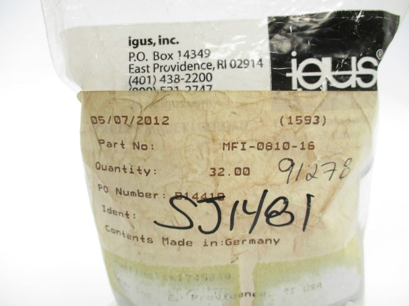 IGUS MFI-0810-16 (PKG OF 32) NSMP