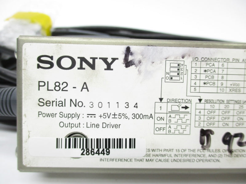 SONY PL82-A 5V UNMP