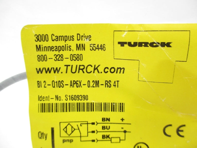 TURCK BI2-Q10S-AP6X-0.2-RS4T S1609390 10-30VDC NSMP