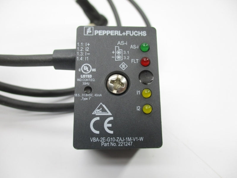 PEPPERL+FUCHS VBA-2E-G10-ZAJ-1M-V1-W 221247 18.5-31.6VDC NSNP