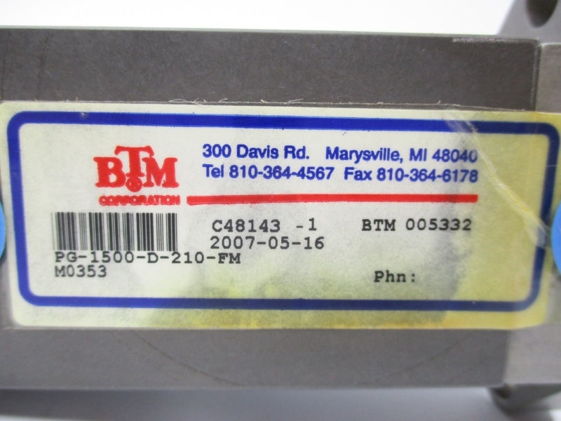 BTM PG-1500-D-210-FM NSNP