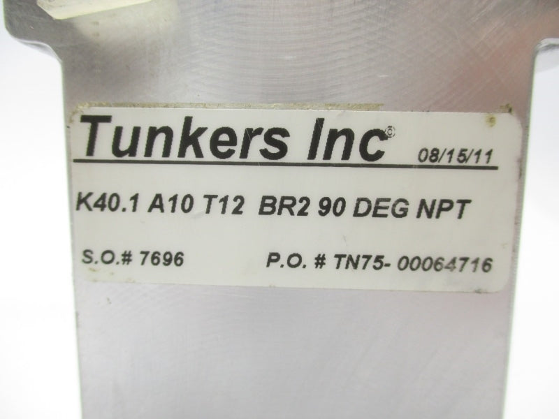 TUNKERS K40.1A10T12BR290DEGNPT UNMP