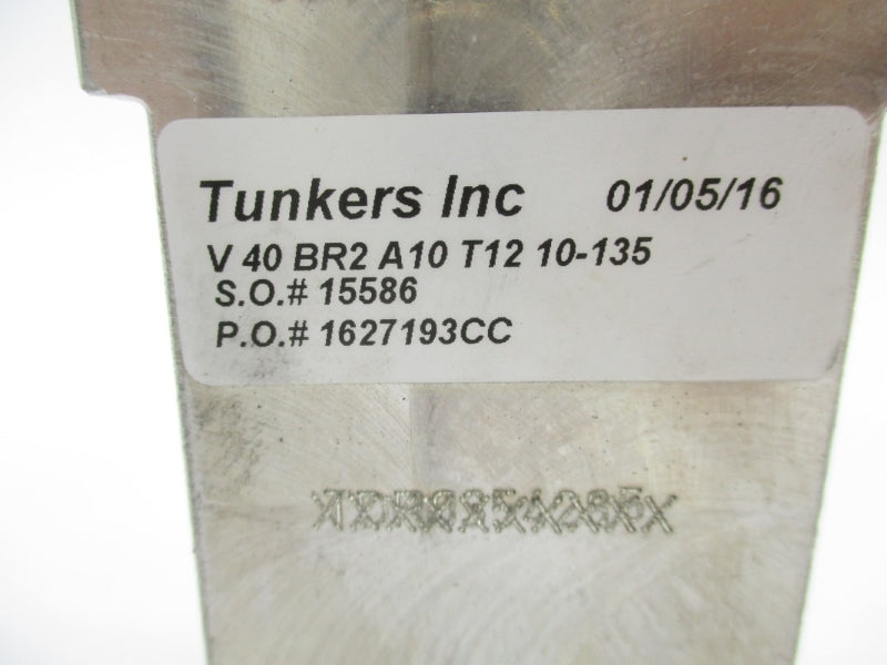 TUNKERS V40BR2A10T1210-1315 UNMP