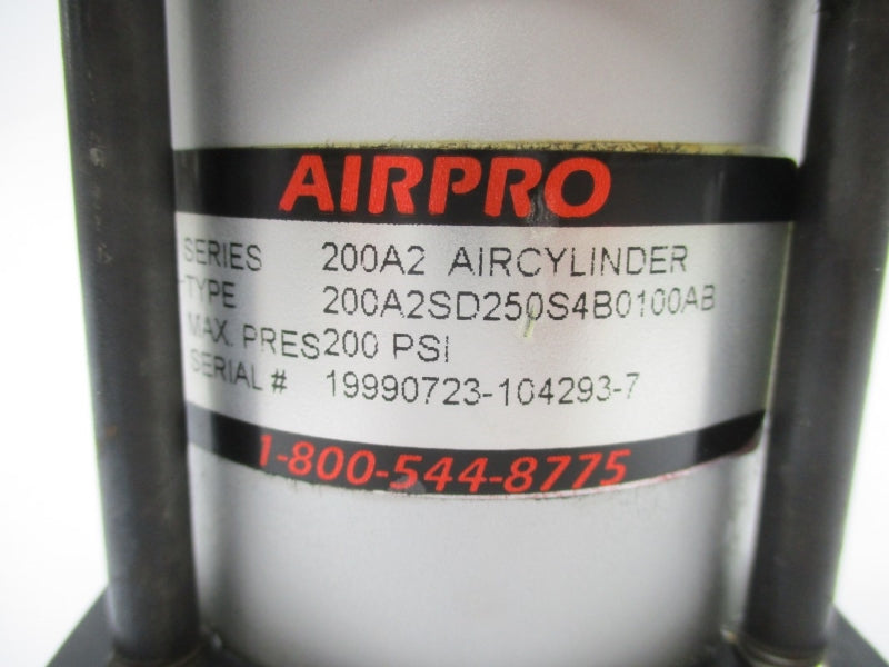 AIRPRO 200A2SD250S4B0100AB 200PSI NSNP