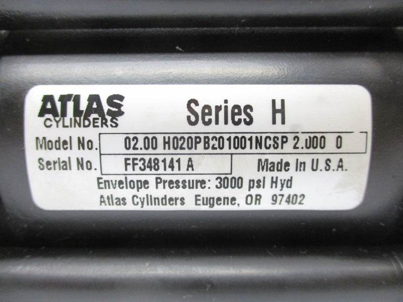 ATLAS 02.00H020PB201001NCSP2.000 3000PSI NSNP