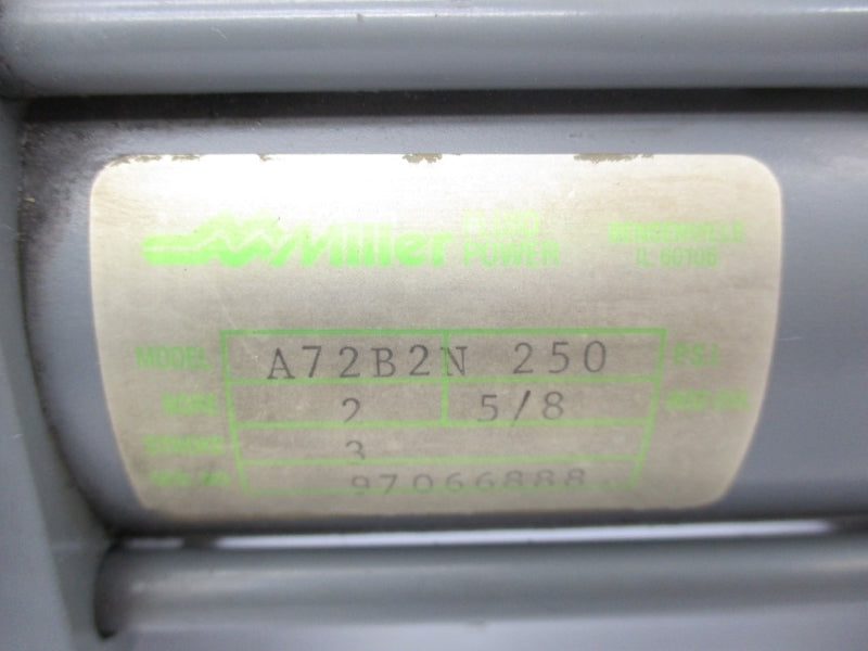 MILLER A72B2N 250PSI UNMP