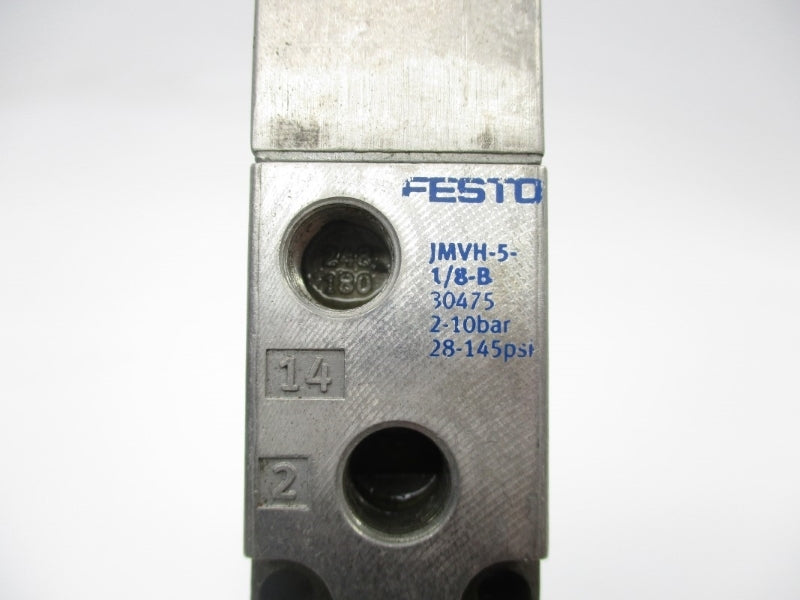FESTO JMVH-5-1/8-B 30475 20.4-26.4VDC 28-145PSI UNMP