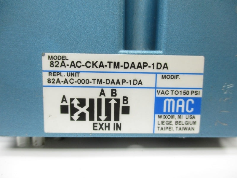 MAC 82A-AC-CKA-TM-DAAP-1DA 150PSI (AS PICTURED) UNMP