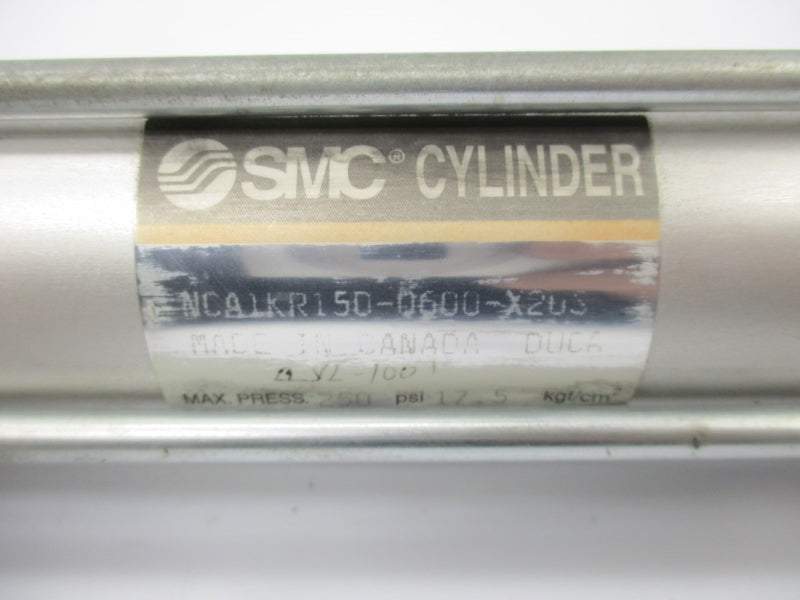 SMC NCA1KR150-0600-X20S 250PSI UNMP