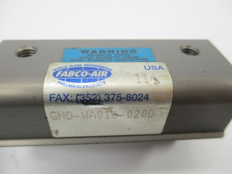 FABCO AIR GND-WA016-020D NSNP