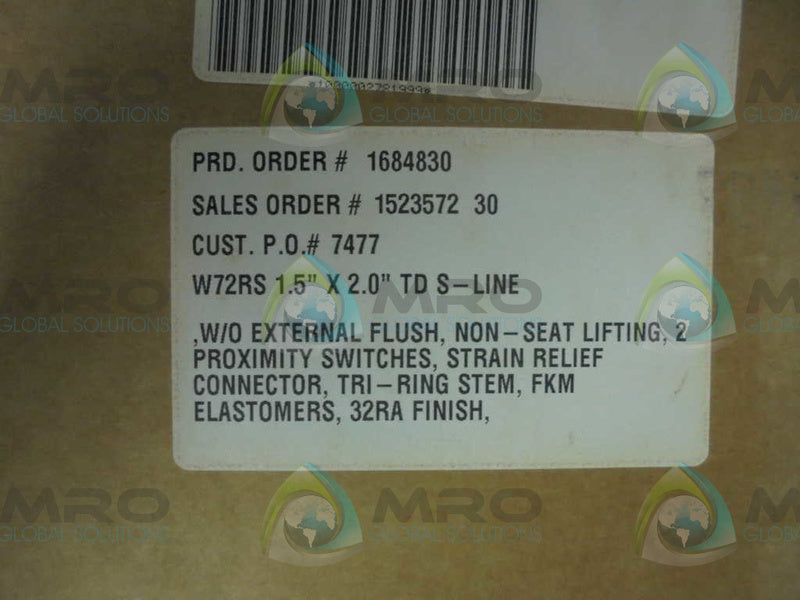 SPX  W72RS00398  TRI-RING SYSTEM * FACTORY SEALED *