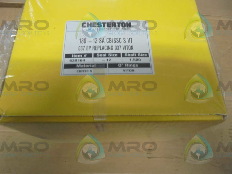 CHESTERTON  180-12SACB/SSC  SVT SIZE 12 * FACTORY SEALED *