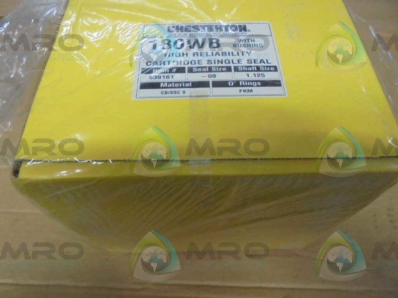 CHESTERTON  180WB  CARTRIDGE SINGLE SEAL SIZE 09 * FACTORY SEALED *