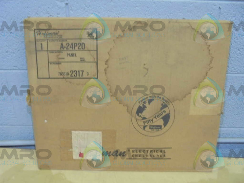 HOFFMAN  A-24P20  PANEL WITH ENAMEL * FACTORY SEALED *