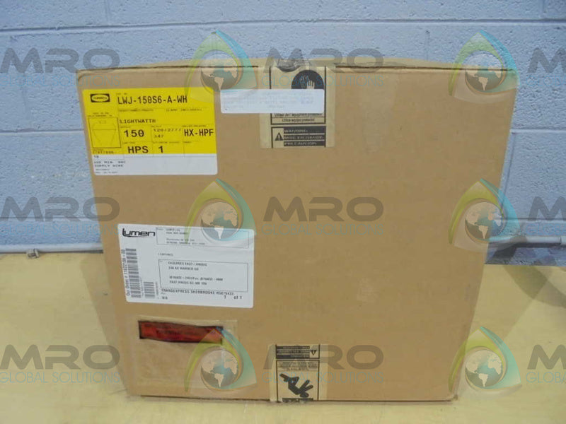 HUBBELL  LWJ-150S6-A-WH  LAMP FIXTURE * FACTORY SEALED *