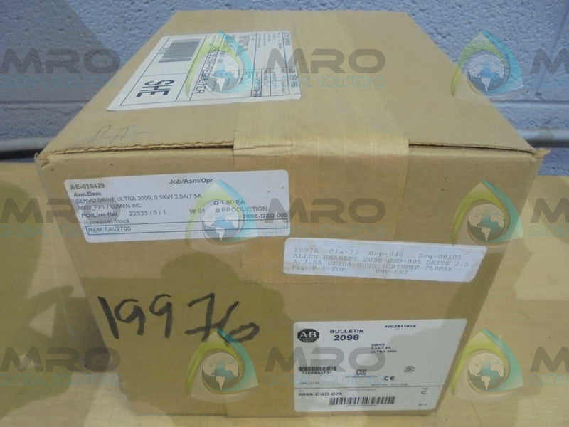 ALLEN BRADLEY 2098-DSD-005 SER. C FRN V1.53 SERVO DRIVE * FACTORY SEALED *