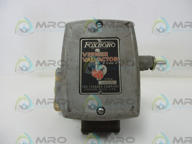 FOXBORO VERNIER VALVACTOR TYPE C 1821174 *USED*
