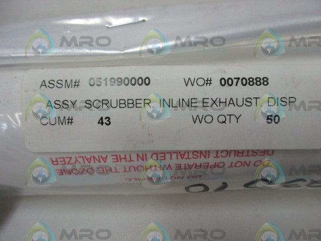 INDUSTRIAL MRO PART# 051990000 *NEW IN FACTORY BAG*