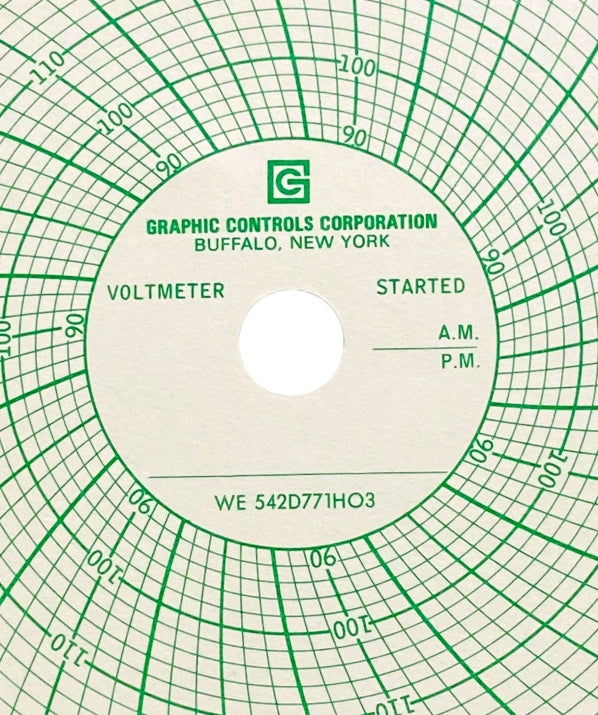 GRAPHIC CONTROLS 00472670 CHART PAPER *NEW IN BOX*