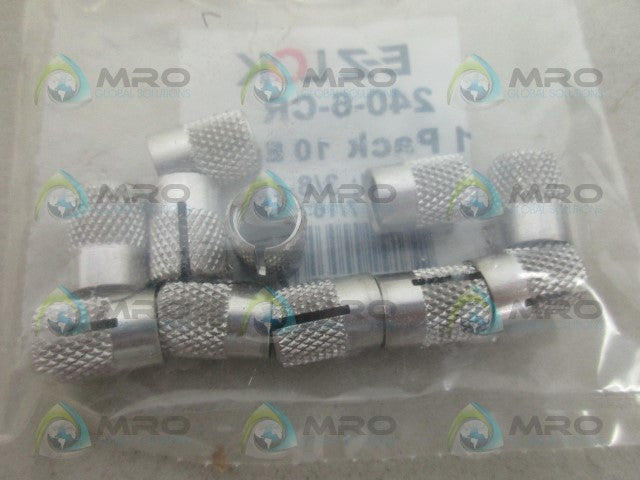 E-Z LOK 240-6-CR INSERT (PKG OF 10) *NEW IN FACTORY BAG*