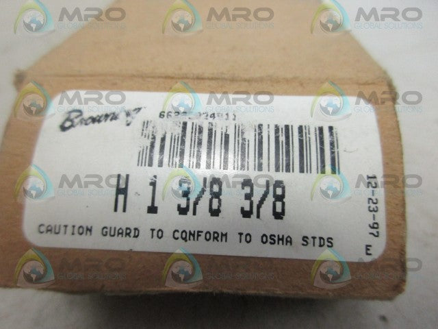 BROWNING 1078393 H SPLIT TAPER BUSHING 1-3/8 x 3/8" *NEW IN BOX*