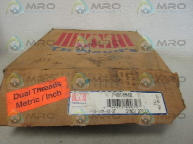 TB WOODS P40-14M-40-SF SPROCKET *NEW IN BOX*